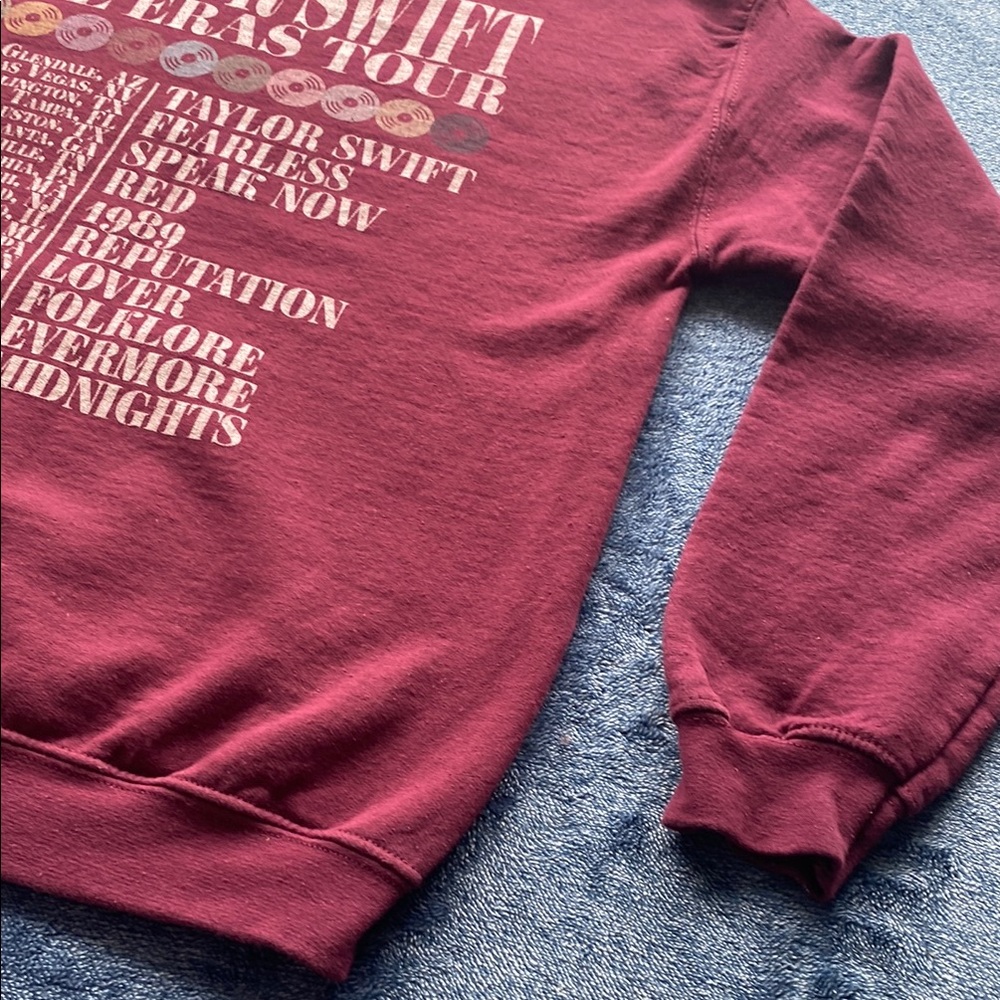SOLD Taylor Swift The Eras Tour Hoodie Sweater Pullover - Picture 13 of 16